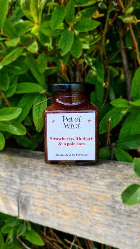 Strawberry, Rhubarb & Apple Jam